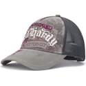 epci-curbata-gri-snapback-floral-tattoo-city-vintage-wash-de-ed-hardy