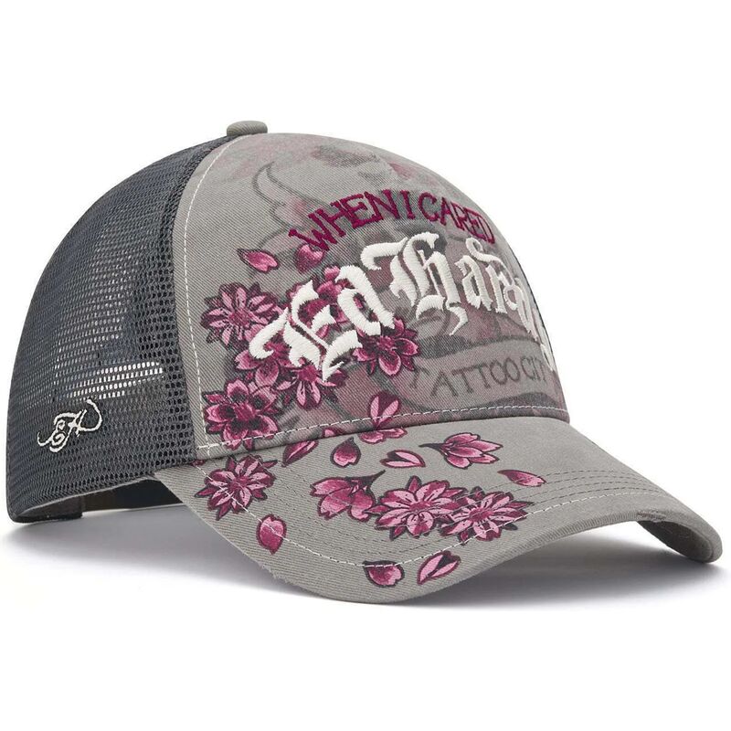 epci-curbata-gri-snapback-floral-tattoo-city-vintage-wash-de-ed-hardy epci-curbata-gri-snapback-floral-tattoo-city-vintage-wash-de-ed-hardy
