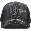 epci-curbata-negru-reglabila-storming-rose-washed-de-ed-hardy