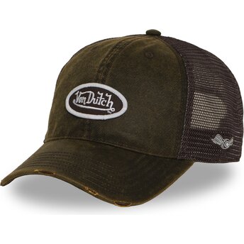 Șepci curbată maro snapback MAC17 de Von Dutch