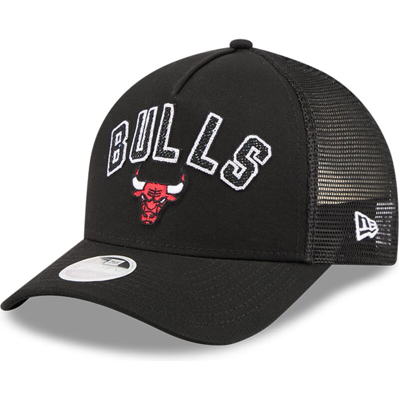 epci-curbata-negru-snapback-9forty-m-crown-a-frame-pomp-de-chicago-bulls-nba-de-new-era