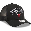 epci-curbata-negru-snapback-9forty-m-crown-a-frame-pomp-de-chicago-bulls-nba-de-new-era