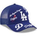 epci-curbata-albastru-snapback-9forty-m-crown-a-frame-all-over-de-los-angeles-dodgers-mlb-de-new-era
