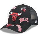 epci-curbata-negru-snapback-9forty-m-crown-a-frame-all-over-de-chicago-bulls-nba-de-new-era