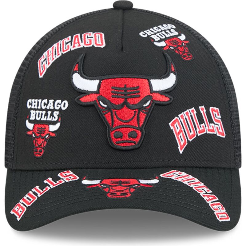 epci-curbata-negru-snapback-9forty-m-crown-a-frame-all-over-de-chicago-bulls-nba-de-new-era