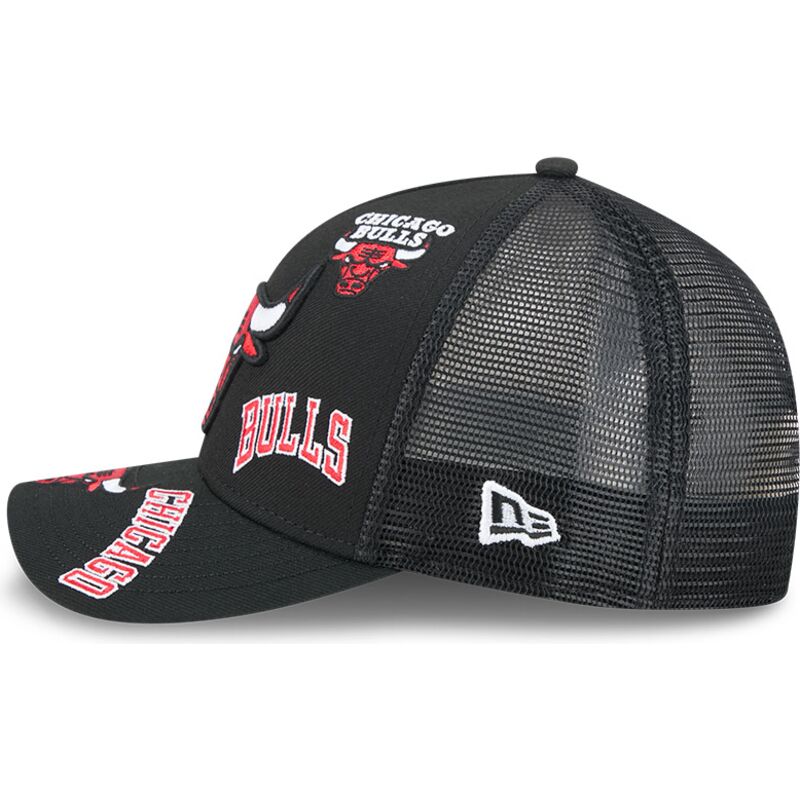 epci-curbata-negru-snapback-9forty-m-crown-a-frame-all-over-de-chicago-bulls-nba-de-new-era