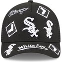 epci-curbata-negru-snapback-9forty-m-crown-a-frame-all-over-de-chicago-white-sox-mlb-de-new-era