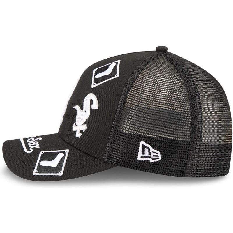 epci-curbata-negru-snapback-9forty-m-crown-a-frame-all-over-de-chicago-white-sox-mlb-de-new-era