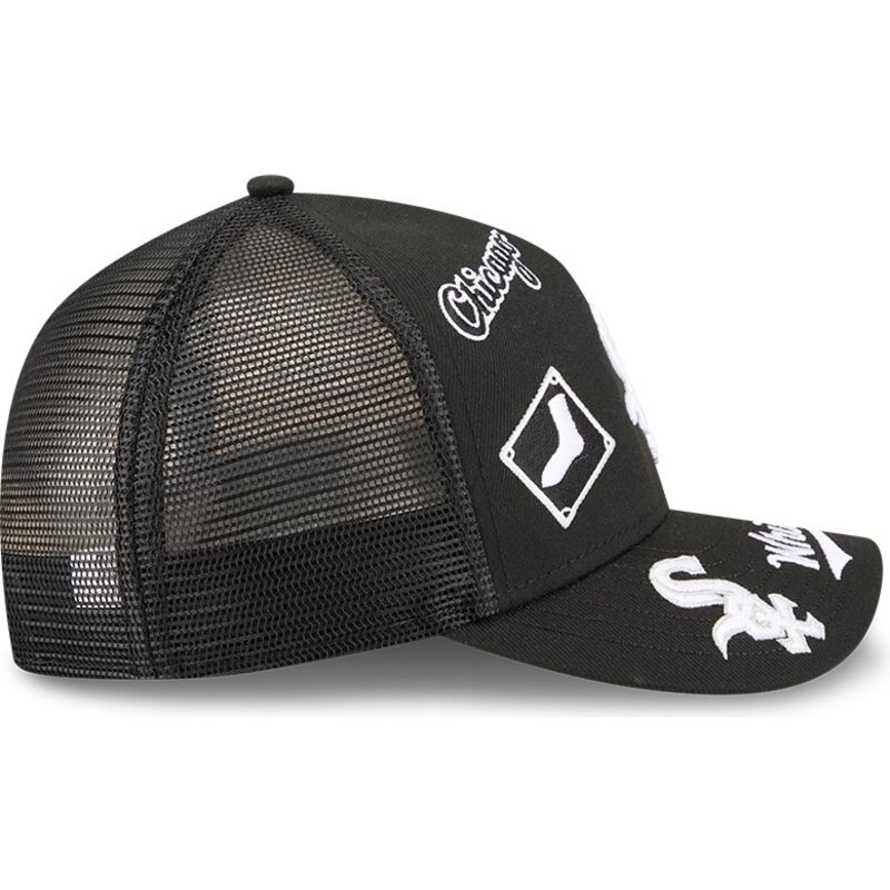 epci-curbata-negru-snapback-9forty-m-crown-a-frame-all-over-de-chicago-white-sox-mlb-de-new-era