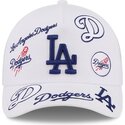 epci-curbata-alb-snapback-9forty-m-crown-a-frame-all-over-de-los-angeles-dodgers-mlb-de-new-era