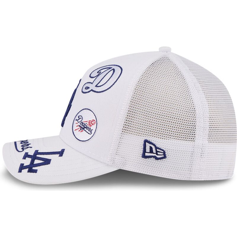 epci-curbata-alb-snapback-9forty-m-crown-a-frame-all-over-de-los-angeles-dodgers-mlb-de-new-era