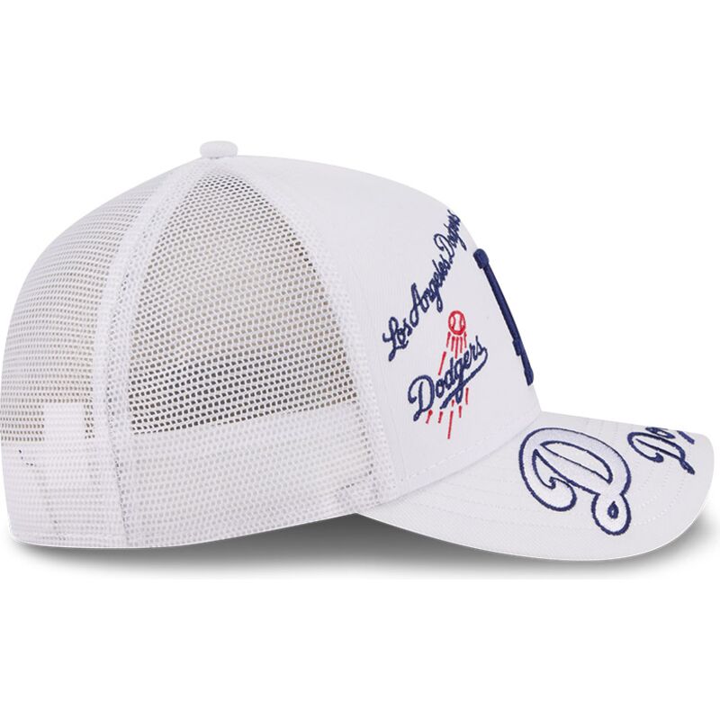 epci-curbata-alb-snapback-9forty-m-crown-a-frame-all-over-de-los-angeles-dodgers-mlb-de-new-era