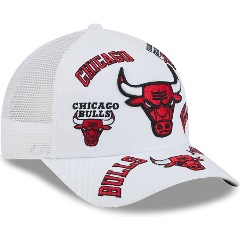 epci-curbata-alb-snapback-9forty-m-crown-a-frame-all-over-de-chicago-bulls-nba-de-new-era