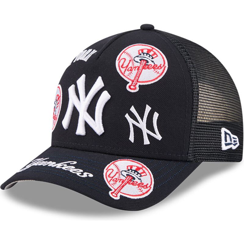 epci-curbata-bleumarin-snapback-9forty-m-crown-a-frame-all-over-de-new-york-yankees-mlb-de-new-era
