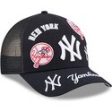 epci-curbata-bleumarin-snapback-9forty-m-crown-a-frame-all-over-de-new-york-yankees-mlb-de-new-era