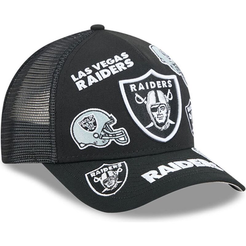 epci-curbata-negru-snapback-9forty-m-crown-a-frame-all-over-de-las-vegas-raiders-nfl-de-new-era
