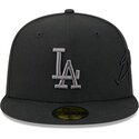 epci-plata-negru-fitted-59fifty-side-script-de-los-angeles-dodgers-mlb-de-new-era