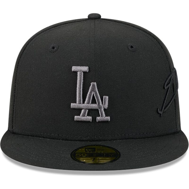 epci-plata-negru-fitted-59fifty-side-script-de-los-angeles-dodgers-mlb-de-new-era