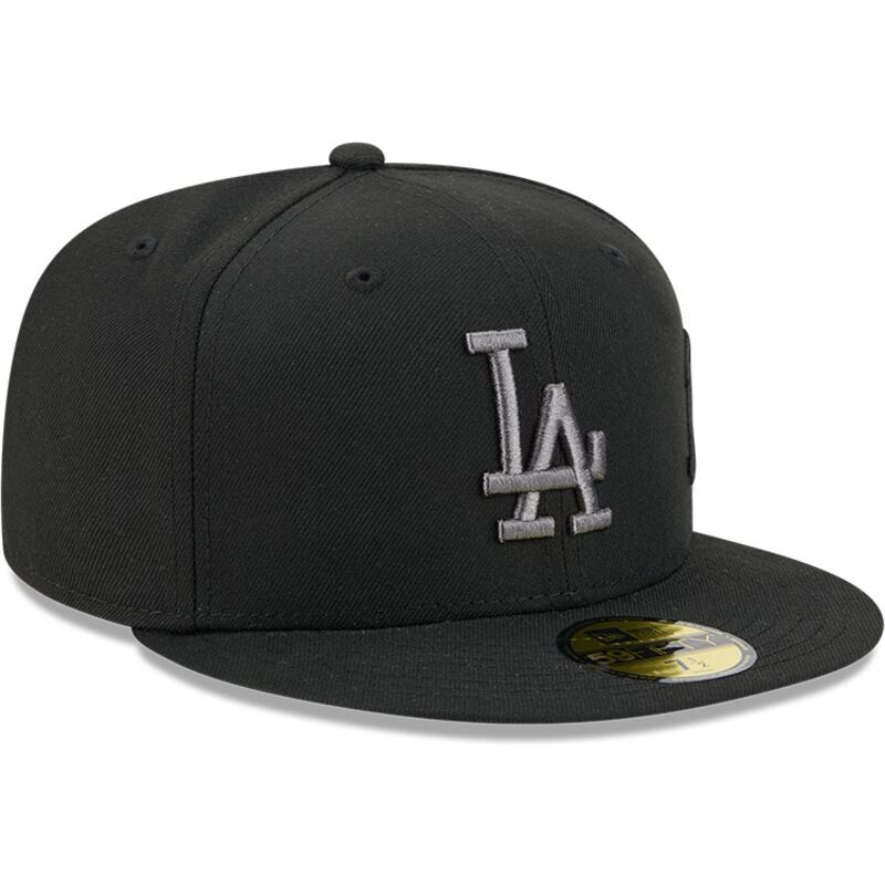 epci-plata-negru-fitted-59fifty-side-script-de-los-angeles-dodgers-mlb-de-new-era