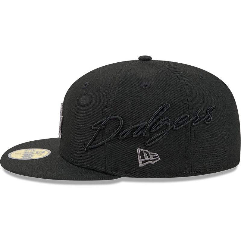 epci-plata-negru-fitted-59fifty-side-script-de-los-angeles-dodgers-mlb-de-new-era