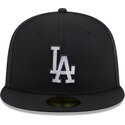 epci-plata-negru-fitted-59fifty-rhinestone-de-los-angeles-dodgers-mlb-de-new-era