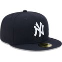 epci-plata-bleumarin-fitted-59fifty-side-script-de-new-york-yankees-mlb-de-new-era