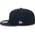 epci-plata-bleumarin-fitted-59fifty-side-script-de-new-york-yankees-mlb-de-new-era