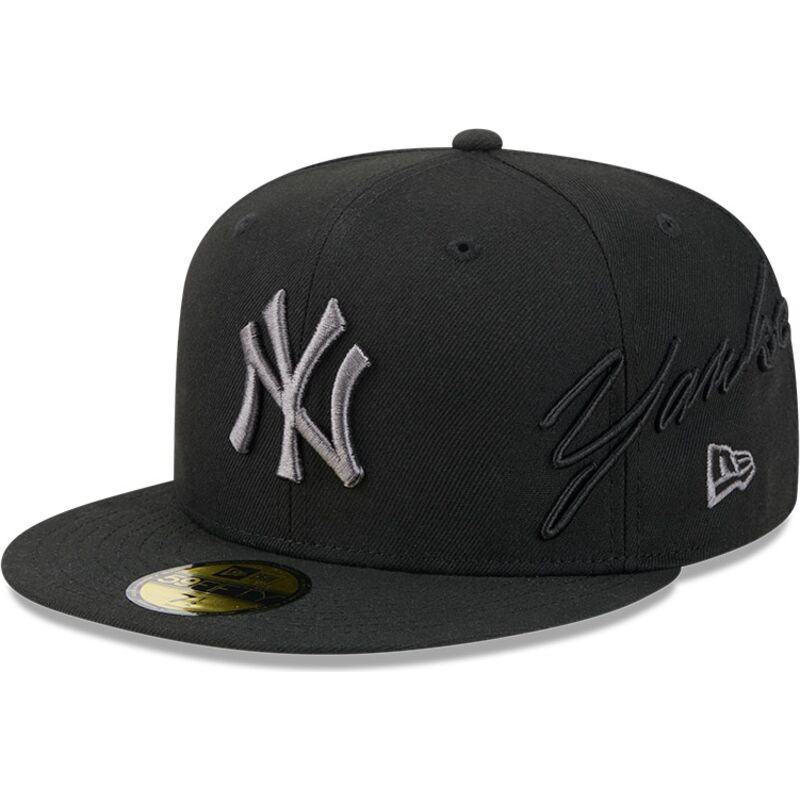 epci-plata-negru-fitted-59fifty-side-script-de-new-york-yankees-mlb-de-new-era