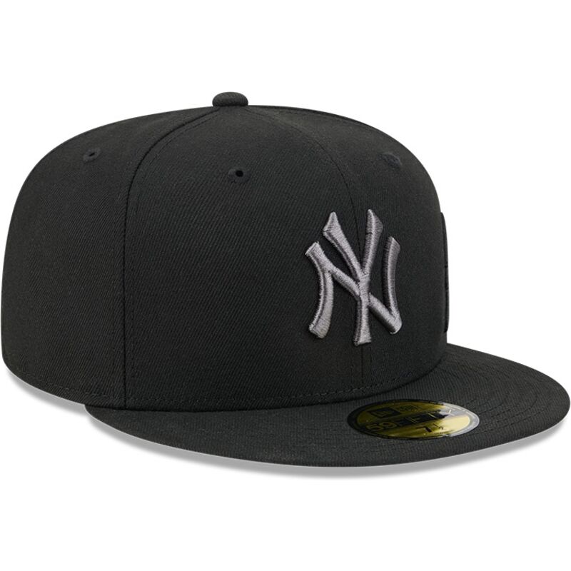 epci-plata-negru-fitted-59fifty-side-script-de-new-york-yankees-mlb-de-new-era