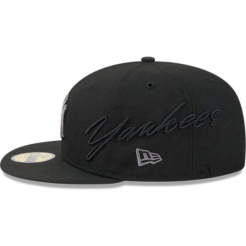 epci-plata-negru-fitted-59fifty-side-script-de-new-york-yankees-mlb-de-new-era