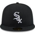 epci-plata-negru-fitted-59fifty-rhinestone-badge-de-chicago-white-sox-mlb-de-new-era