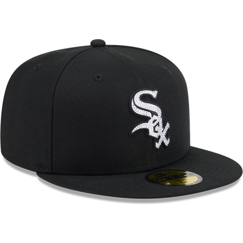 epci-plata-negru-fitted-59fifty-rhinestone-badge-de-chicago-white-sox-mlb-de-new-era