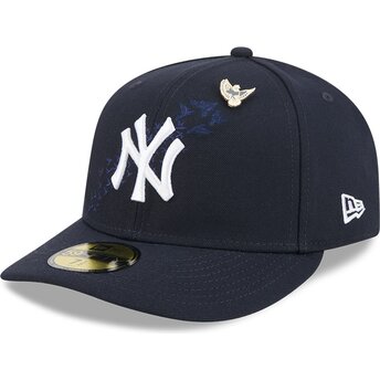 Șepci curbată bleumarin fitted 59FIFTY Pin NA Lifestyle F1 de New York Yankees MLB de New Era