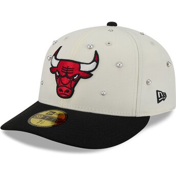 Șepci curbată bej fitted 59FIFTY Beads NA Lifestyle F1 de Chicago Bulls NBA de New Era