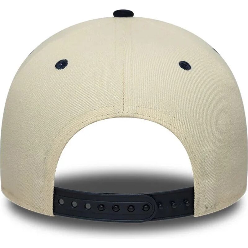 epci-curbata-bej-snapback-e-frame-wordmark-suede-de-new-york-yankees-mlb-de-new-era