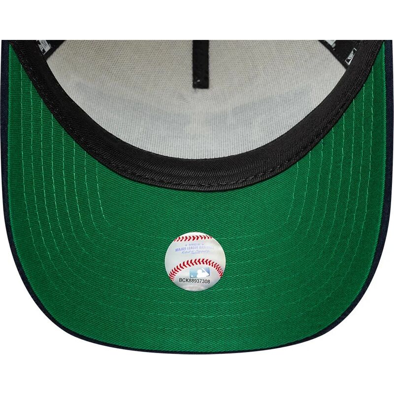 epci-curbata-bej-snapback-e-frame-wordmark-suede-de-new-york-yankees-mlb-de-new-era