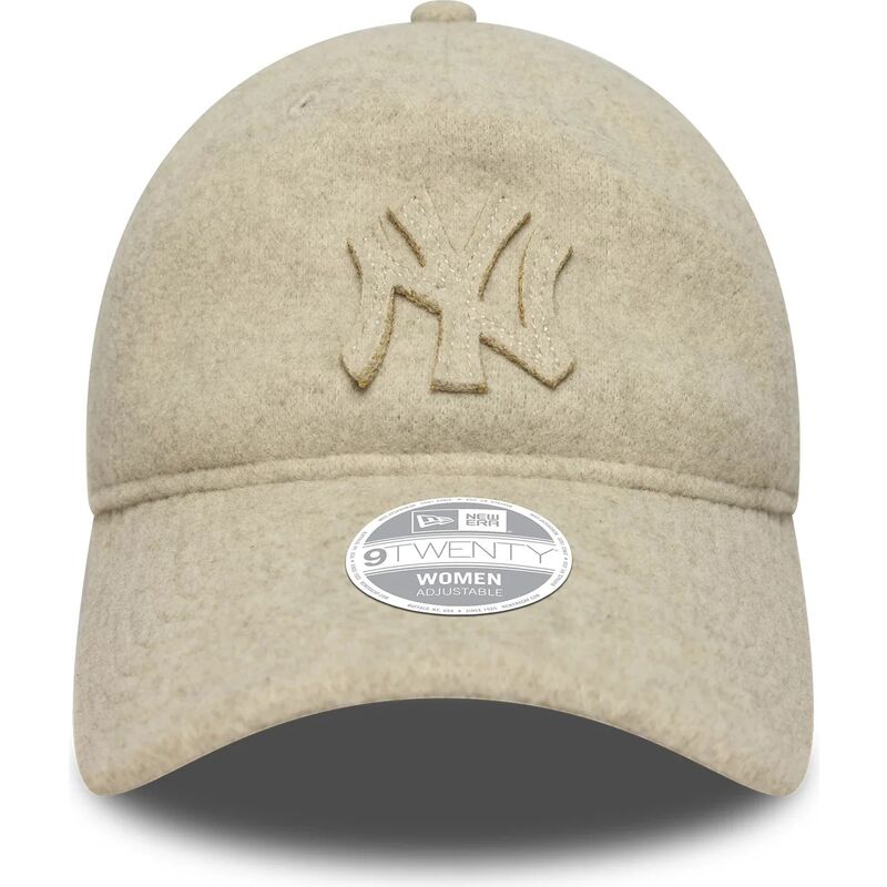 epci-curbata-bej-reglabila-9twenty-a-frame-melton-luxe-de-new-york-yankees-mlb-de-new-era