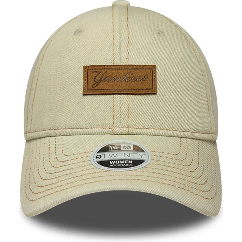 epci-curbata-bej-reglabila-9twenty-denim-de-new-york-yankees-mlb-de-new-era