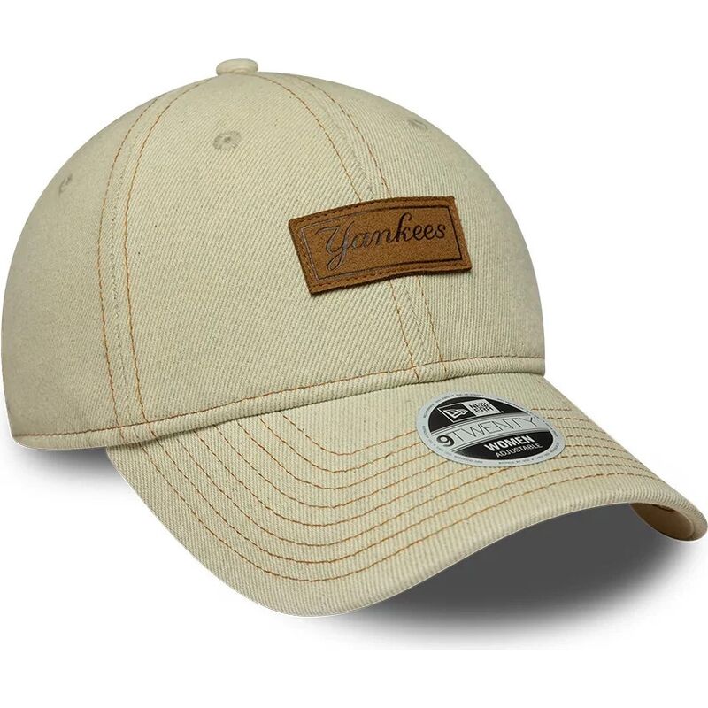 epci-curbata-bej-reglabila-9twenty-denim-de-new-york-yankees-mlb-de-new-era