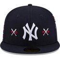 epci-plata-bleumarin-fitted-59fifty-spike-lee-crossed-bats-de-new-york-yankees-mlb-de-new-era