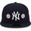 epci-plata-bleumarin-fitted-59fifty-spike-lee-patches-de-new-york-yankees-mlb-de-new-era