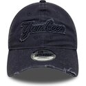 epci-curbata-bleumarin-reglabila-9twenty-distress-wordmark-de-new-york-yankees-mlb-de-new-era