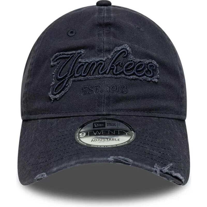 epci-curbata-bleumarin-reglabila-9twenty-distress-wordmark-de-new-york-yankees-mlb-de-new-era