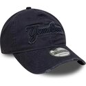 epci-curbata-bleumarin-reglabila-9twenty-distress-wordmark-de-new-york-yankees-mlb-de-new-era