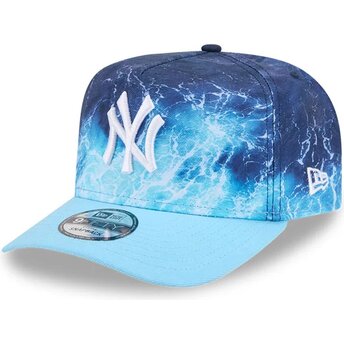 Șepci curbată albastru snapback 9FIFTY A Frame Deep Water de New York Yankees MLB de New Era