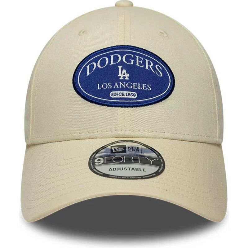 epci-curbata-crema-reglabila-9forty-patch-de-los-angeles-dodgers-mlb-de-new-era
