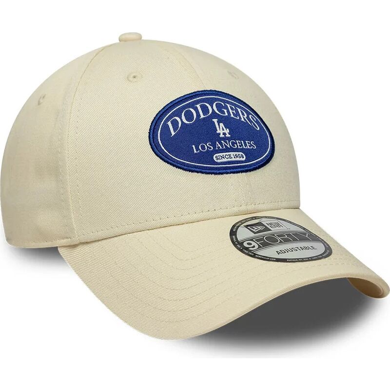 epci-curbata-crema-reglabila-9forty-patch-de-los-angeles-dodgers-mlb-de-new-era
