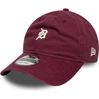 Șepci curbată roșu reglabilă 9TWENTY Mini de Detroit Tigers MLB de New Era