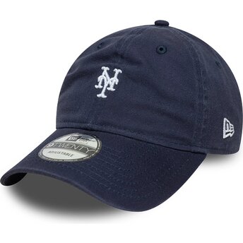 Șepci curbată bleumarin reglabilă 9TWENTY Washed Mini de New York Mets MLB de New Era