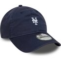 epci-curbata-bleumarin-reglabila-9twenty-washed-mini-de-new-york-mets-mlb-de-new-era